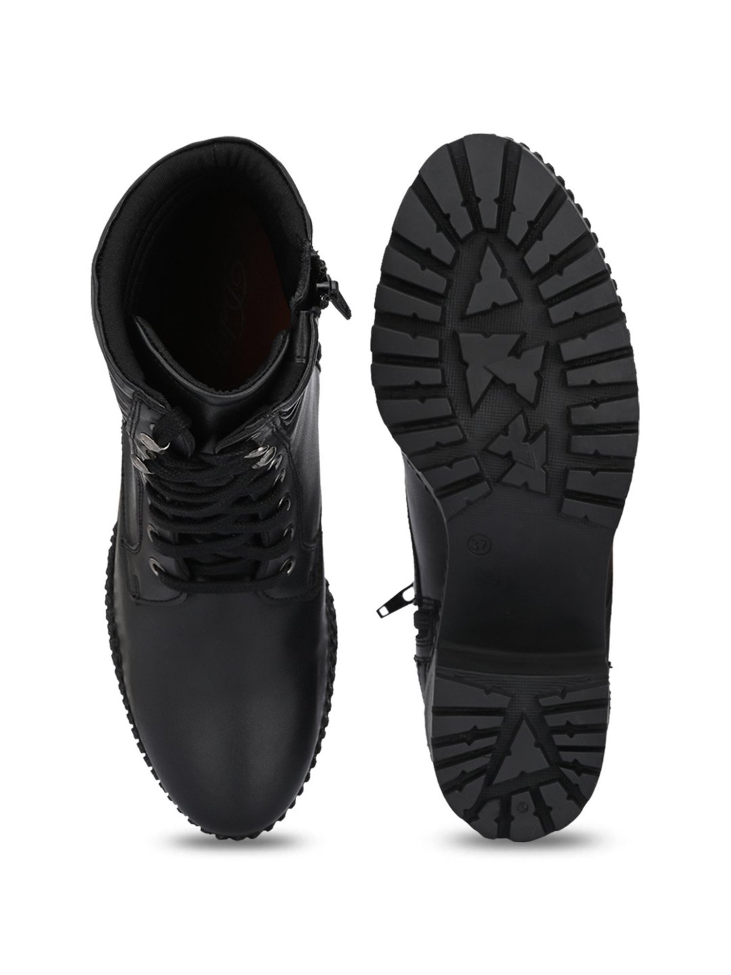 Delize Women's Black Derby Boots