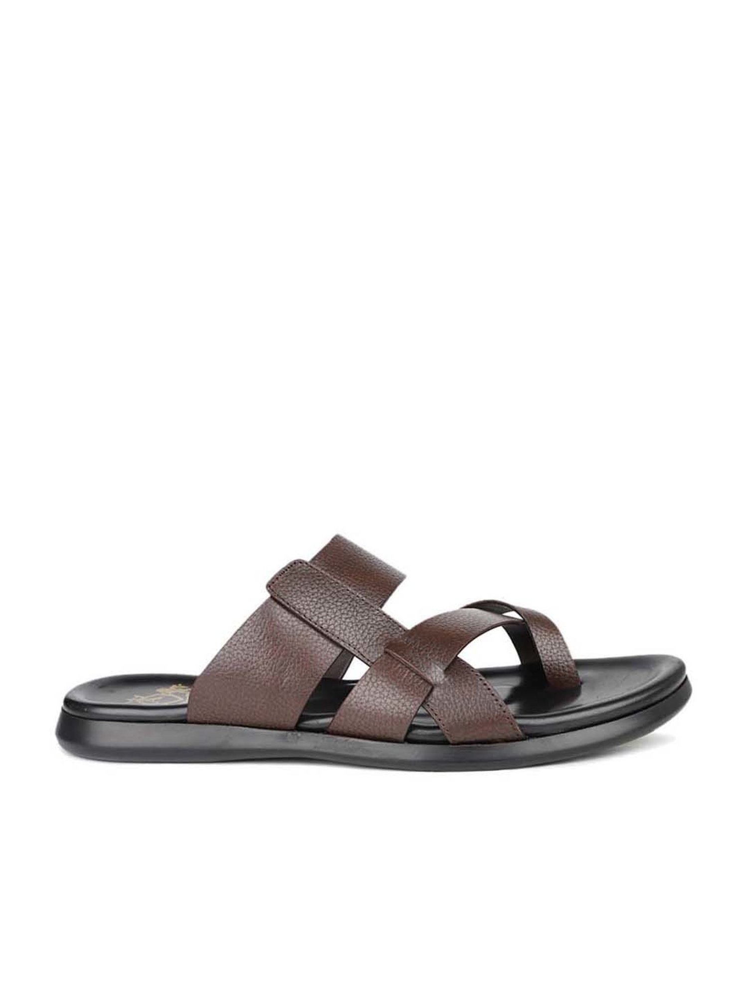 Atesber by Inc.5 Men's Brown Toe Ring Sandals
