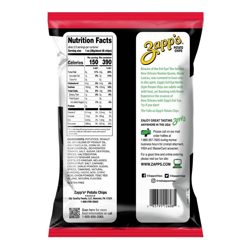 Zapp's Evil Eye Potato Chips - 2.625oz