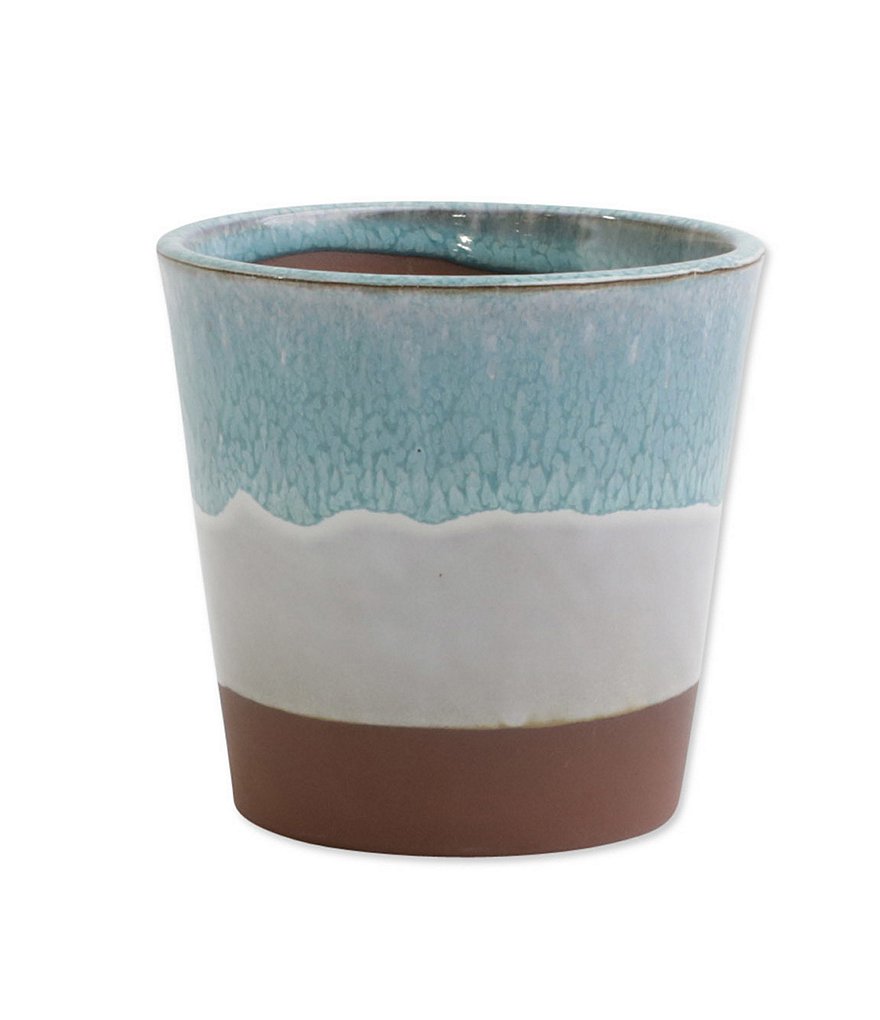 VIETRI Garden Ombre Aqua Extra Small Cachepot