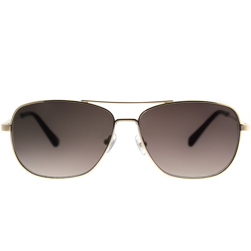 Fossil FO 3058/S 3YG CC Unisex Aviator Sunglasses Light Gold 58mm