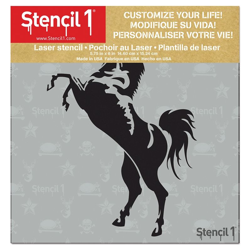 Stencil1 Stallion - Stencil 5.75" x 6"