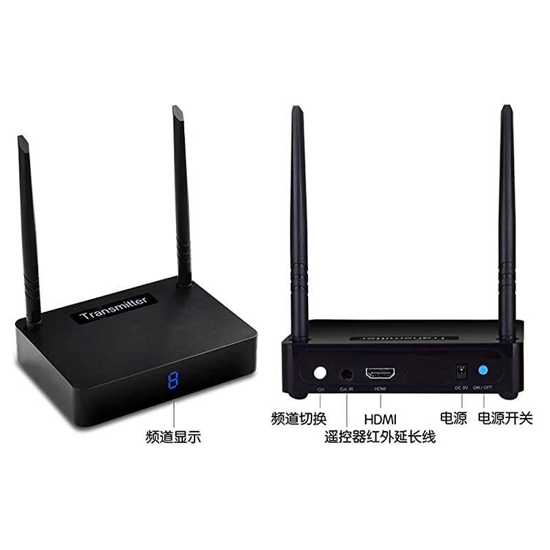 Wireless HD Extender Kit  HD585 ExtenderAdapterDongle Long Range 1150ft IR Remote Control Extension 576P