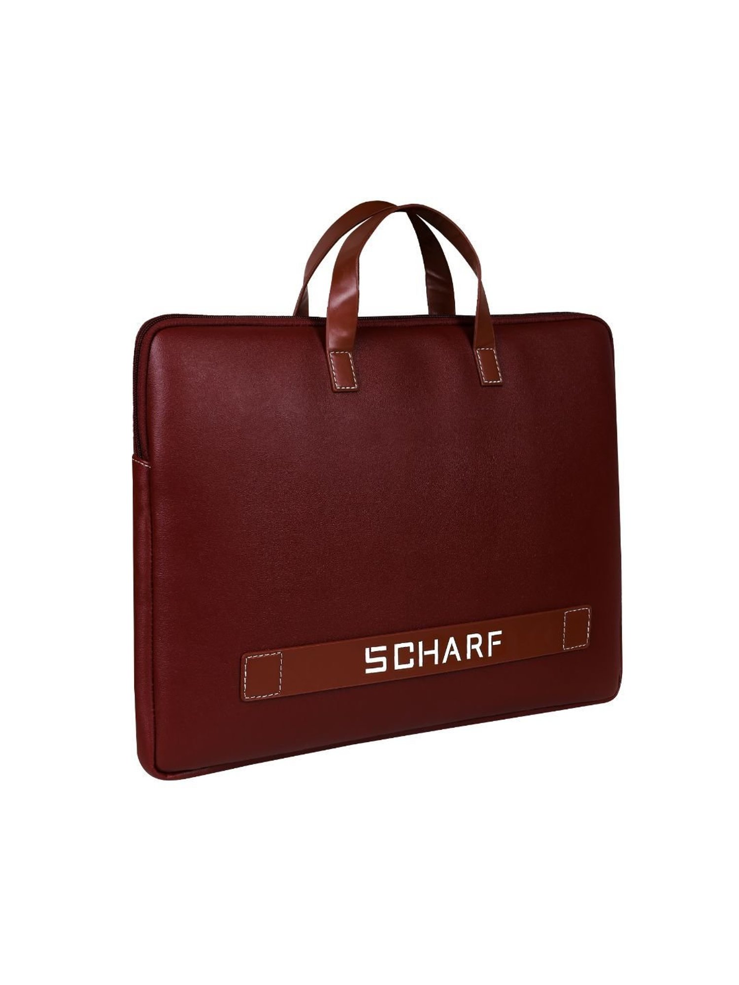 Louis Stitch Brunette Brown Leather Medium Toiletry Pouch