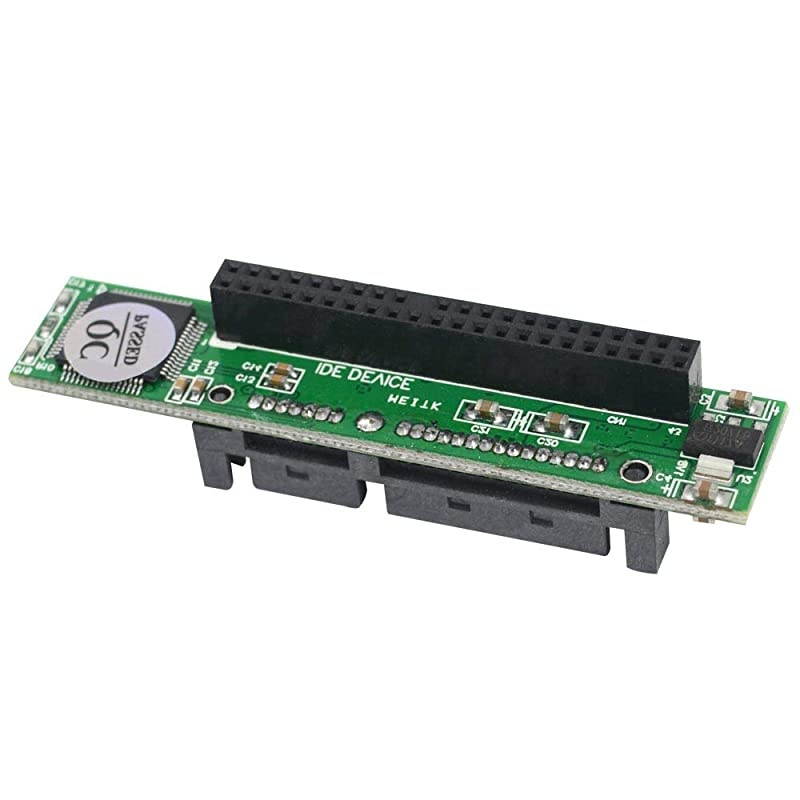 2.5" Inch IDE to SATA Adapter, Convert Laptop 44 Pin Male IDE PATA HDD Hard Disk Drive SSD to a Serial ATA Port