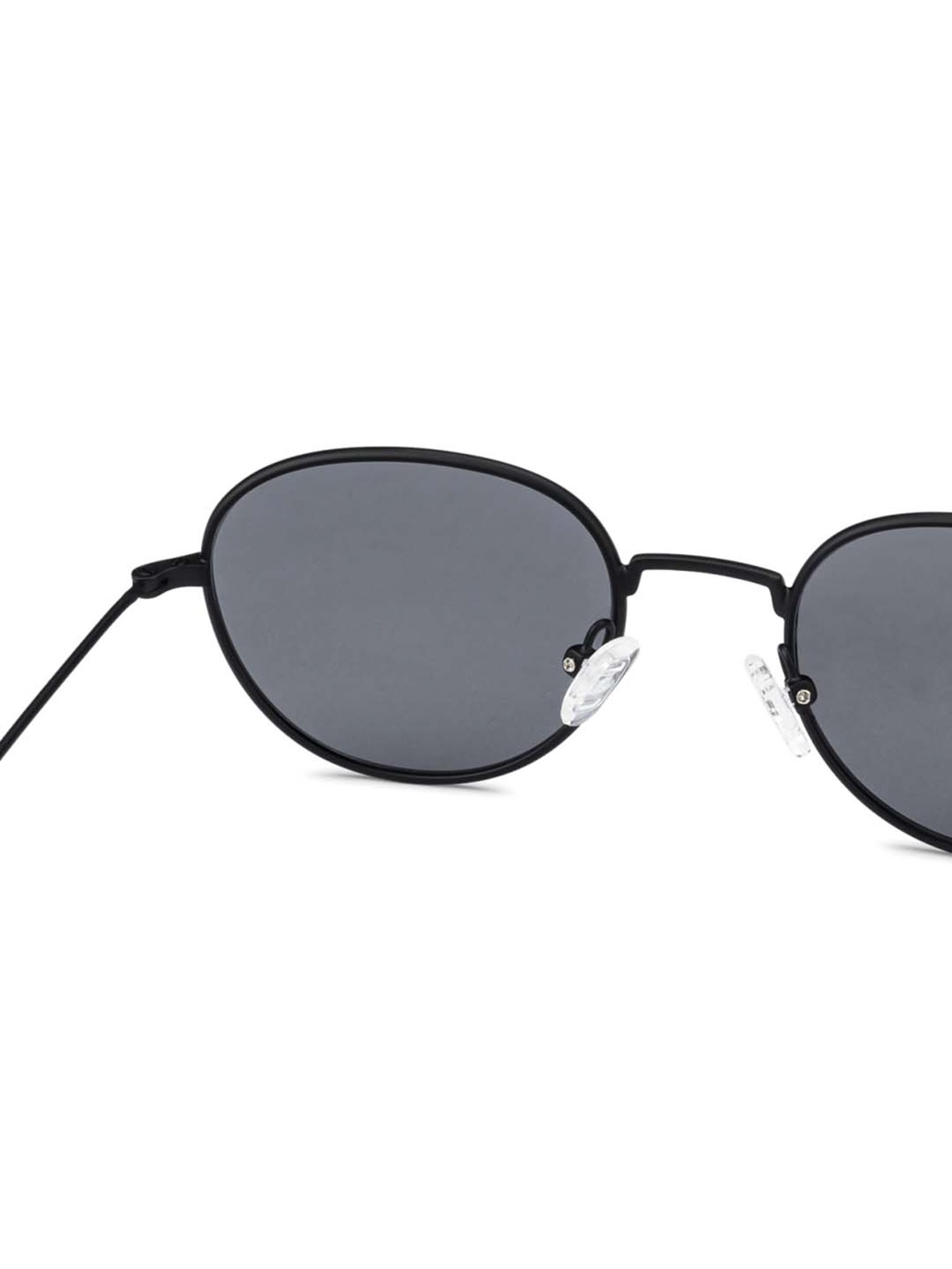 John Jacobs JJ S12810 Grey Polarized Round Sunglasses