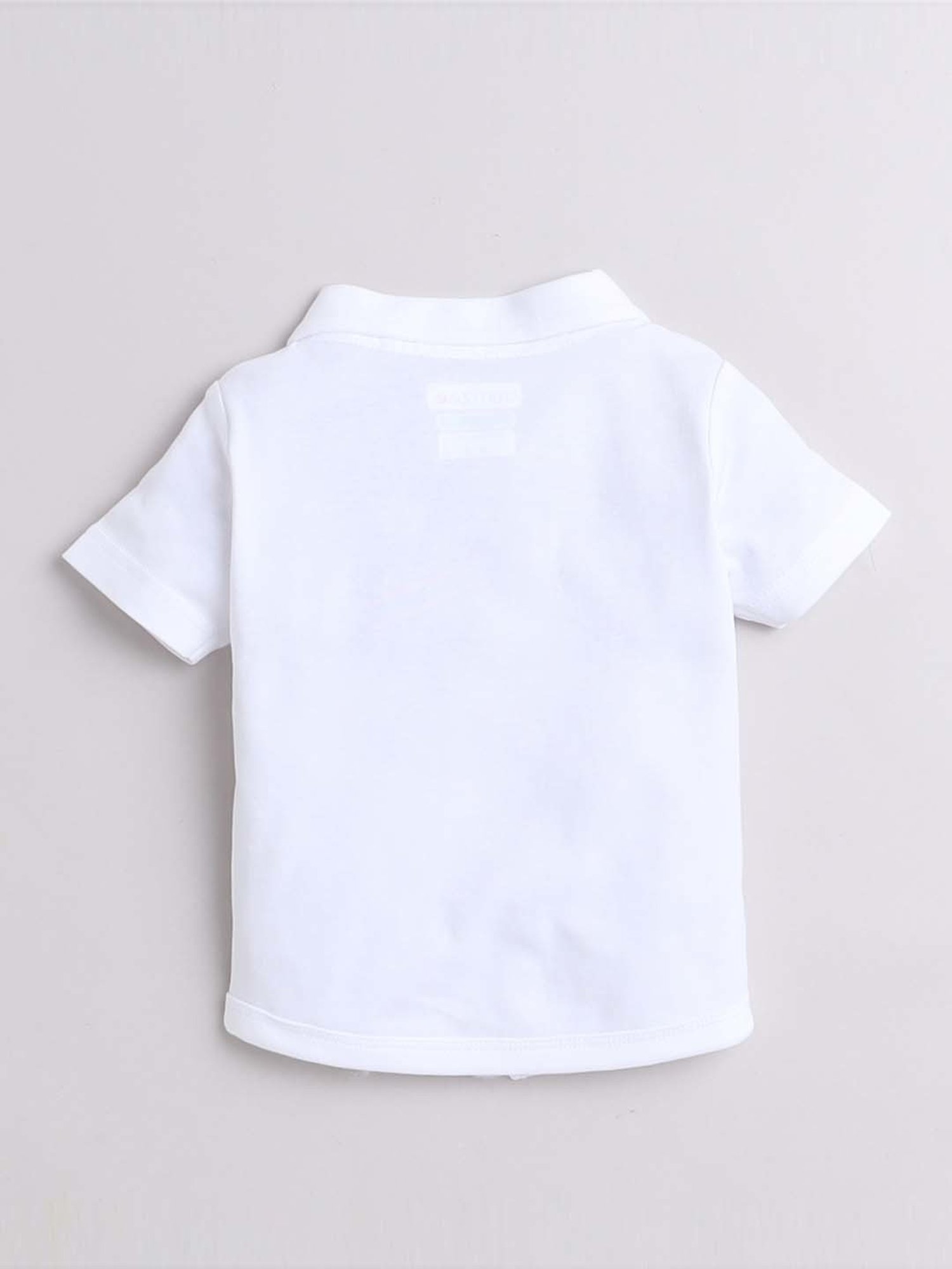 Bumzee Kids White & Yellow Cotton Chequered Shirt Set