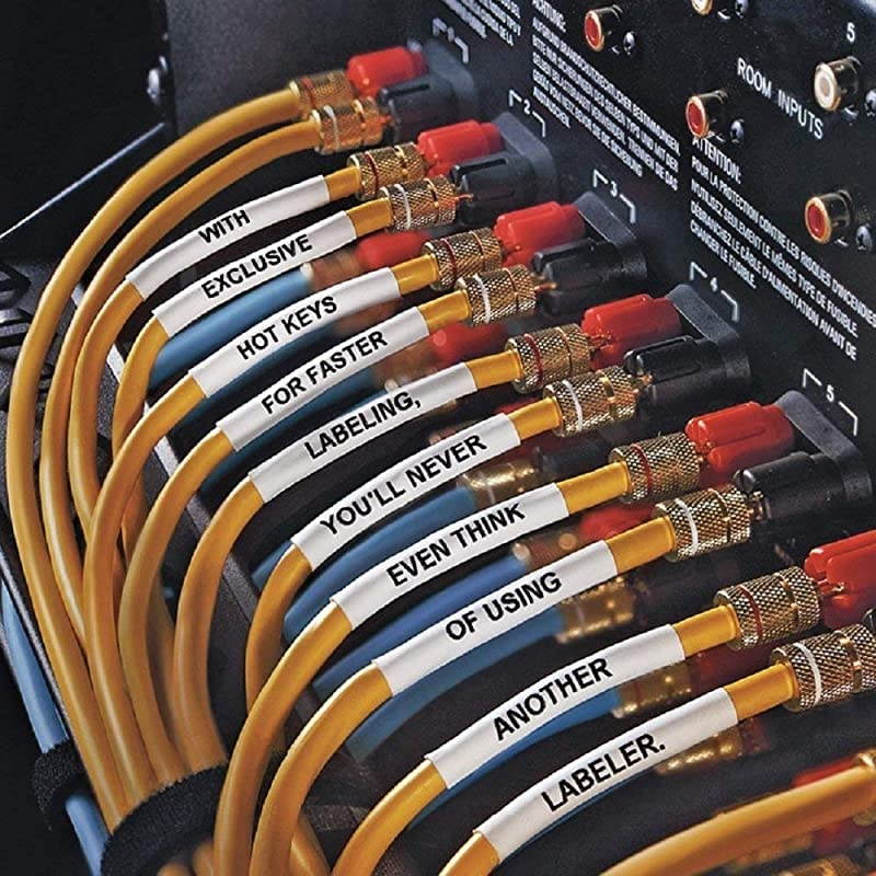 Compatible 1 Inch Label Tape Replacement for Brother TZe251 Ptouch Label Tape 24mm 094 Laminated White TZe251 TZe TZ Tape for Brother PTouch PTD600 PTP710BT PTP750W Label Maker 4Pack