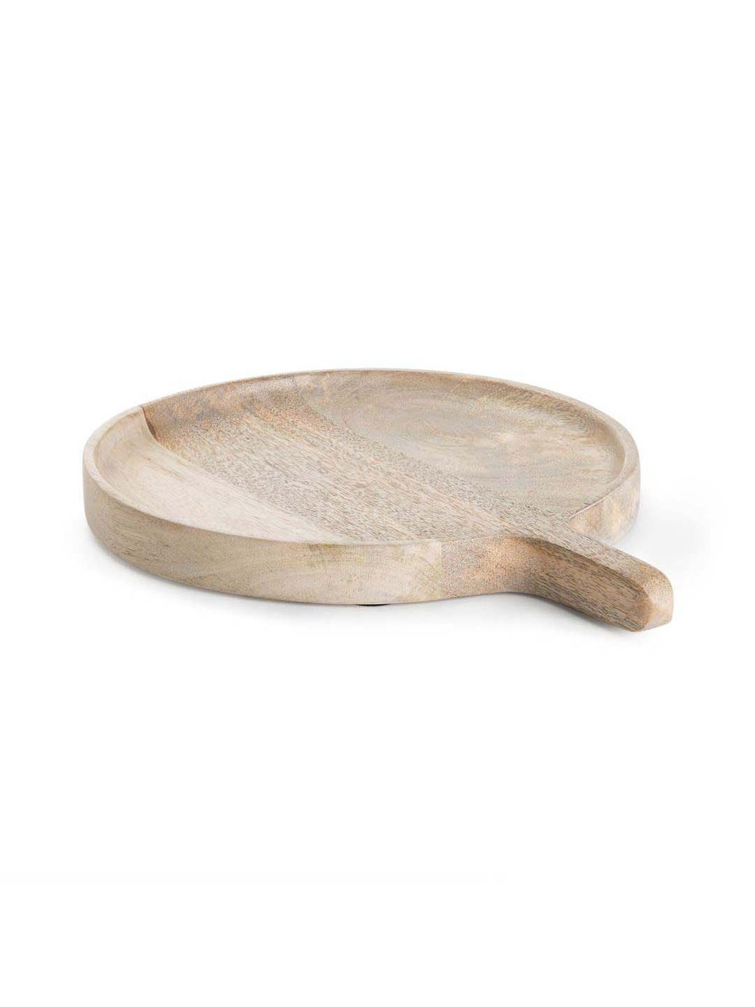 ellementry Ochre Natural Mango Wood Platter - Set of 1