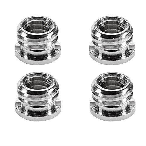 1420 Female to 3816 Male Screw Adapter Reducer Bushing Converter for DSLR Camera Camcorder Tripod Monopod Ball Head Ballhead Video Light Stand 4 Pieces