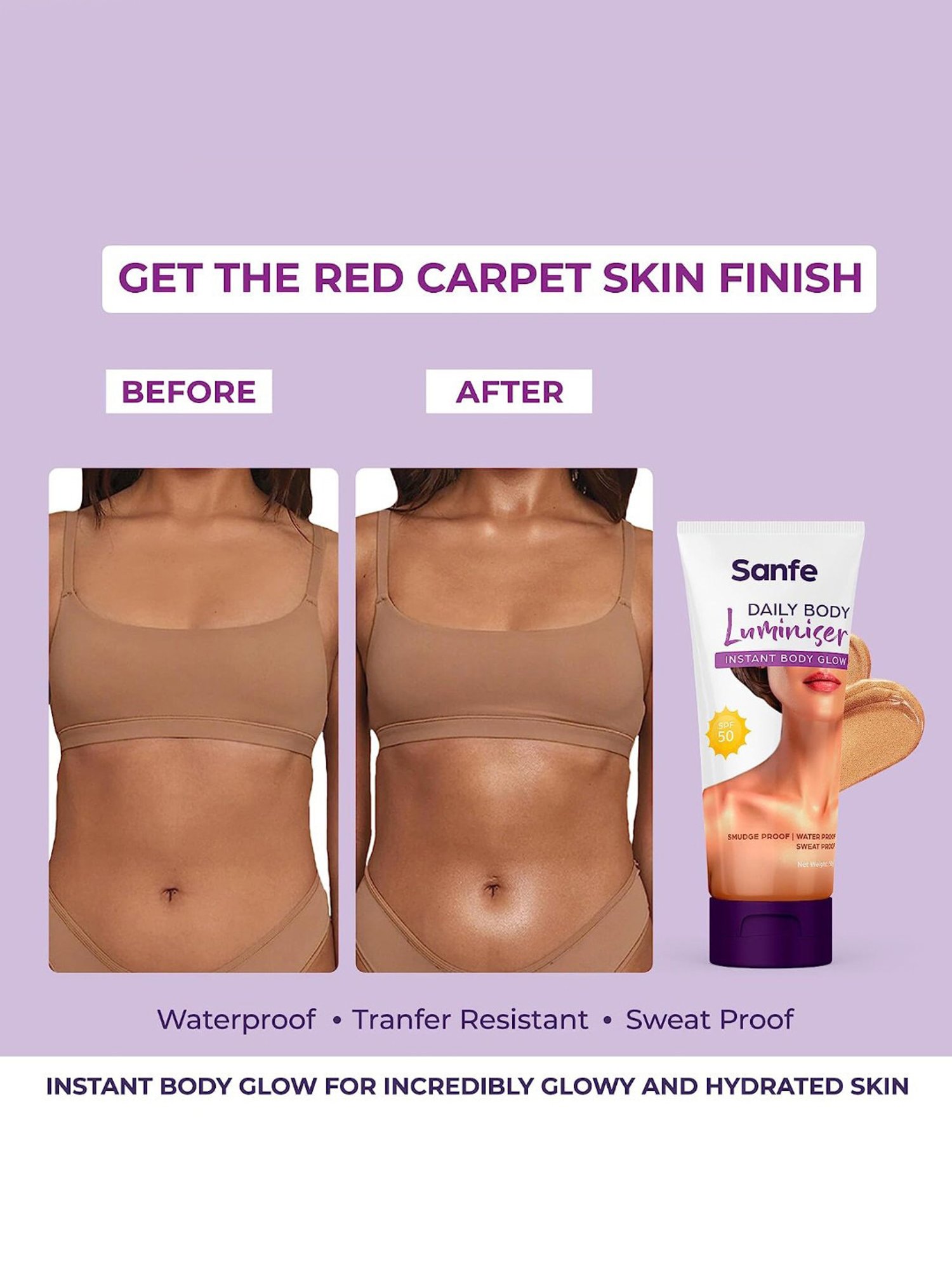 Sanfe Daily Body Luminiser with SPF 50 - 50 gm