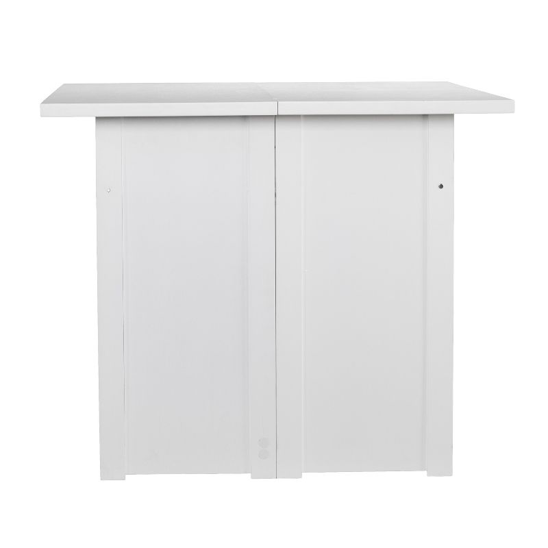Klint Convertible Console To Extendable Dining Table White - Aiden Lane