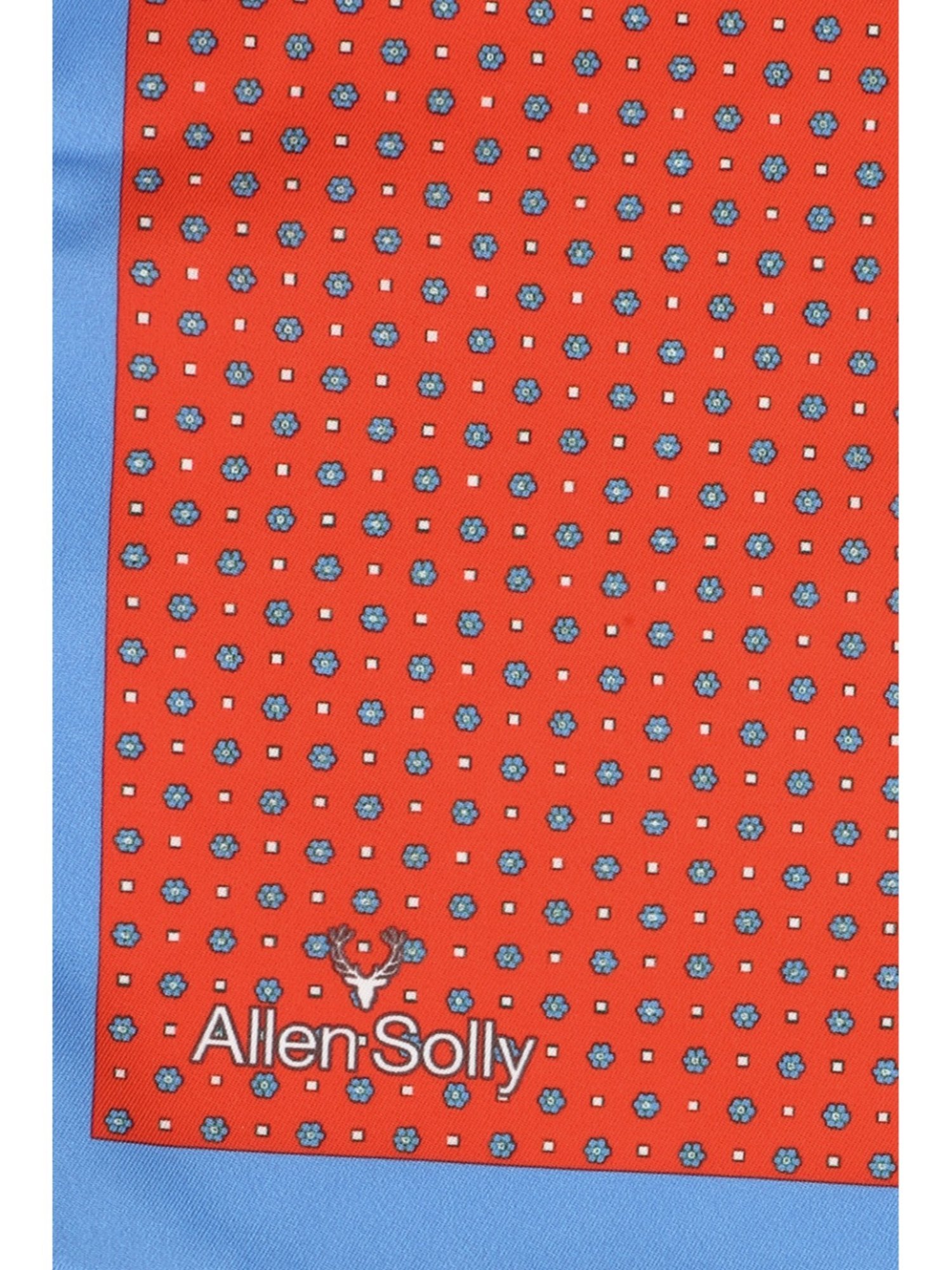 Van Heusen Green Printed Pocket Square