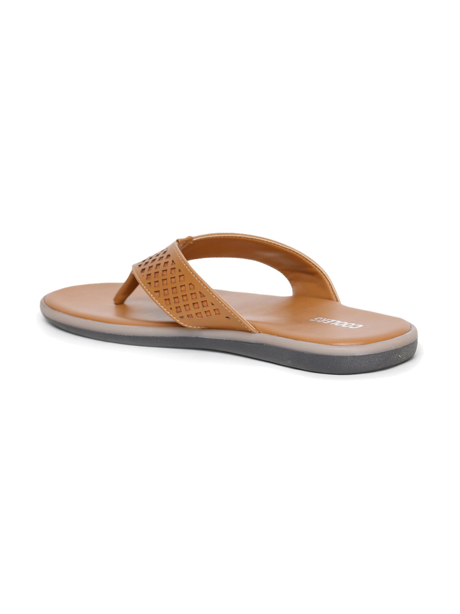 Coolers by Liberty Men's Tan & Grey Flip Flops