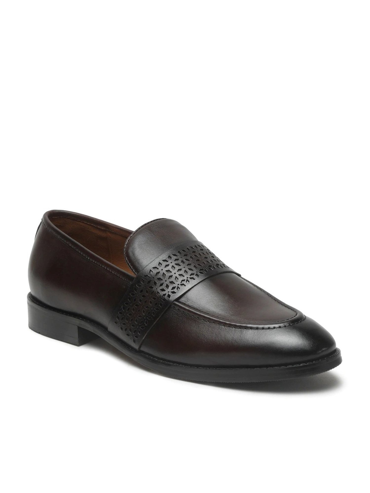 Teakwood Leathers Men's Brown Formal Loafers