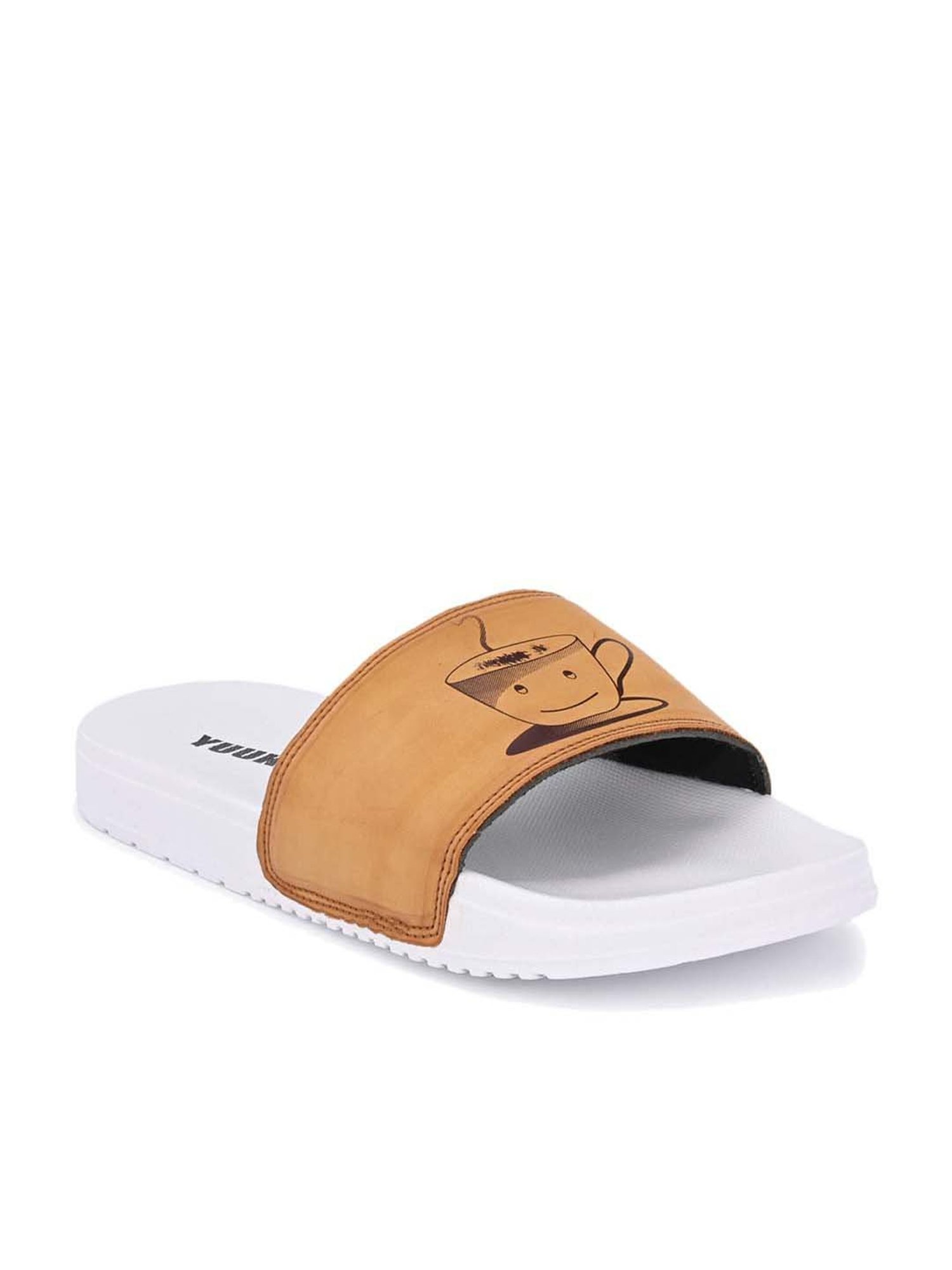 Yuuki Men's GONZALO II Tan Slides
