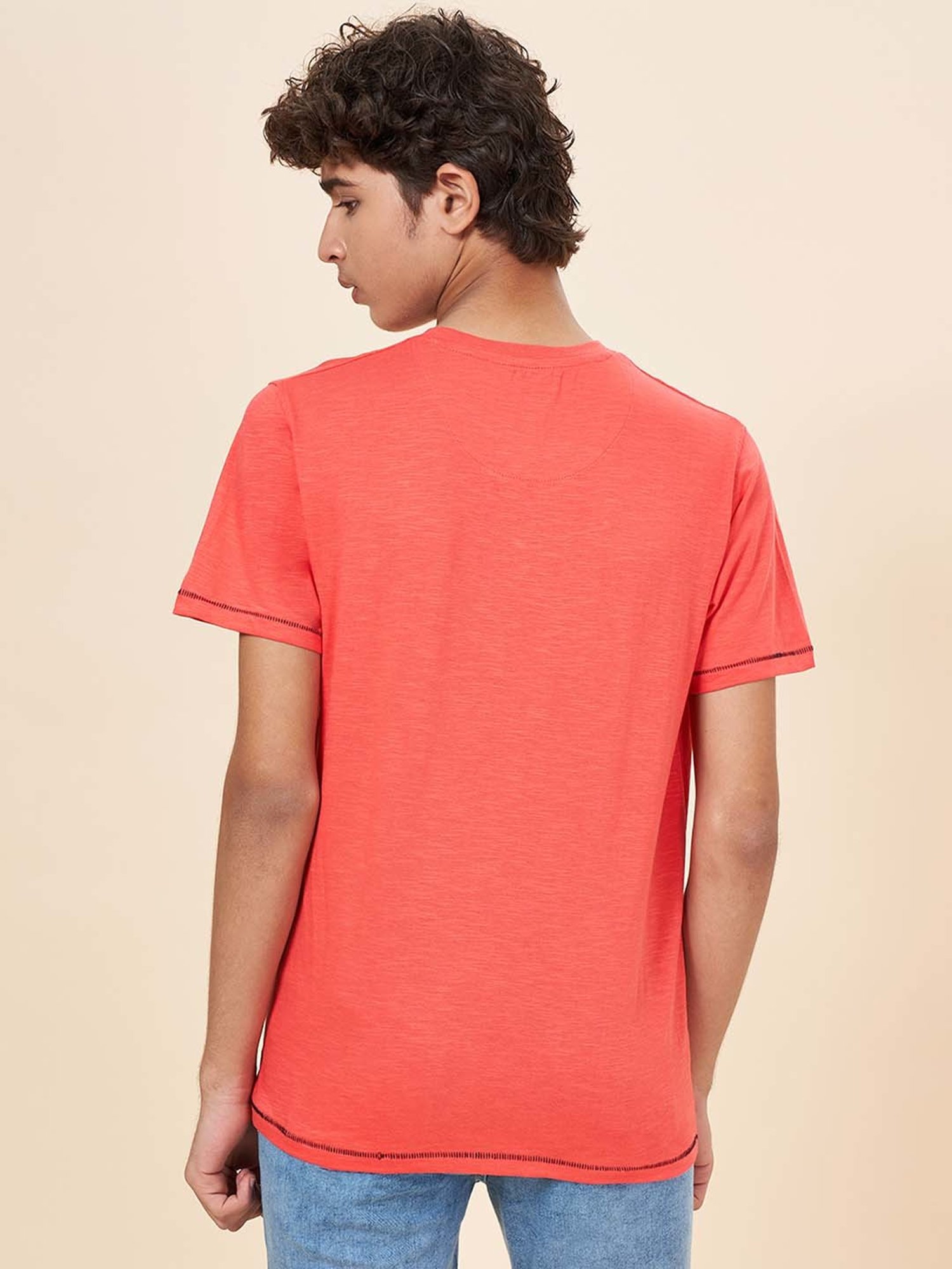 Coolsters by Pantaloons Kids Orange Cotton Printed T-Shirt