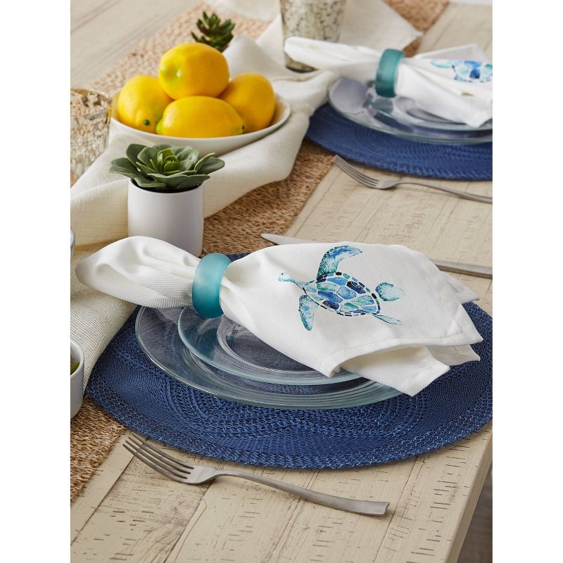 6pk Cotton Turtle Napkins - Design Imports