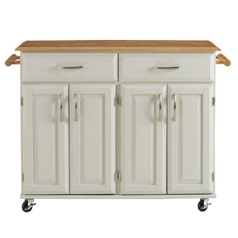 Dolly Madison White Kitchen Cart White - Home Styles