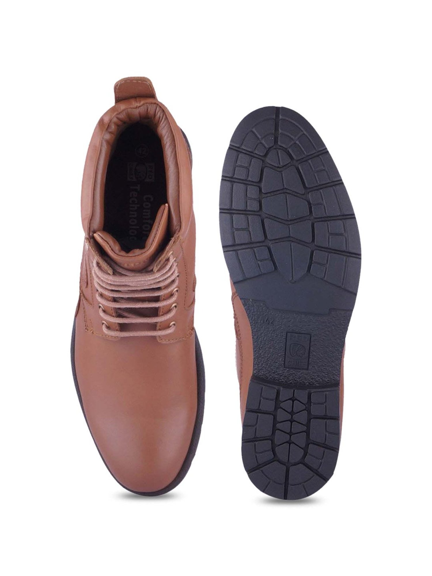 Red Chief Men's Tan Derby Boots