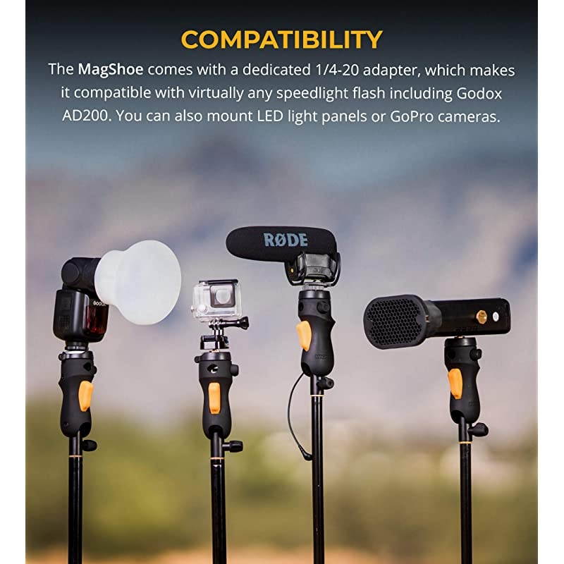 MagShoe - Universal Cold Shoe Flash Mount