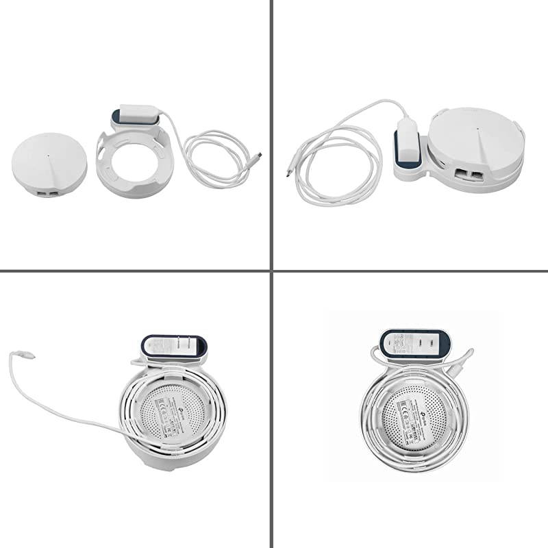 Wall Mount for TPLink Deco M5 Whole Home Mesh WiFi System Sturdy Bracket Holder for TPLink Deco M5 Space Saving TPLink Router Wall Holder Plug in Without Messy Wires or Screws