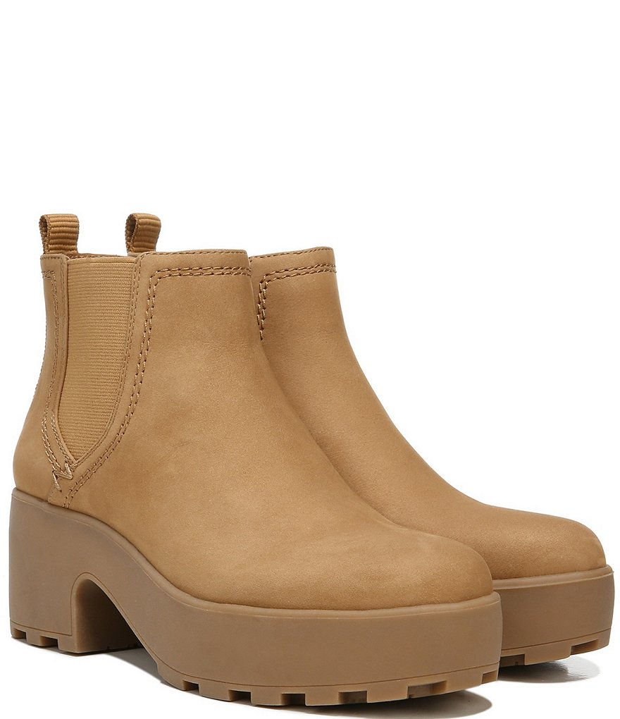 Zodiac Tavi Leather Chelsea Platform Booties