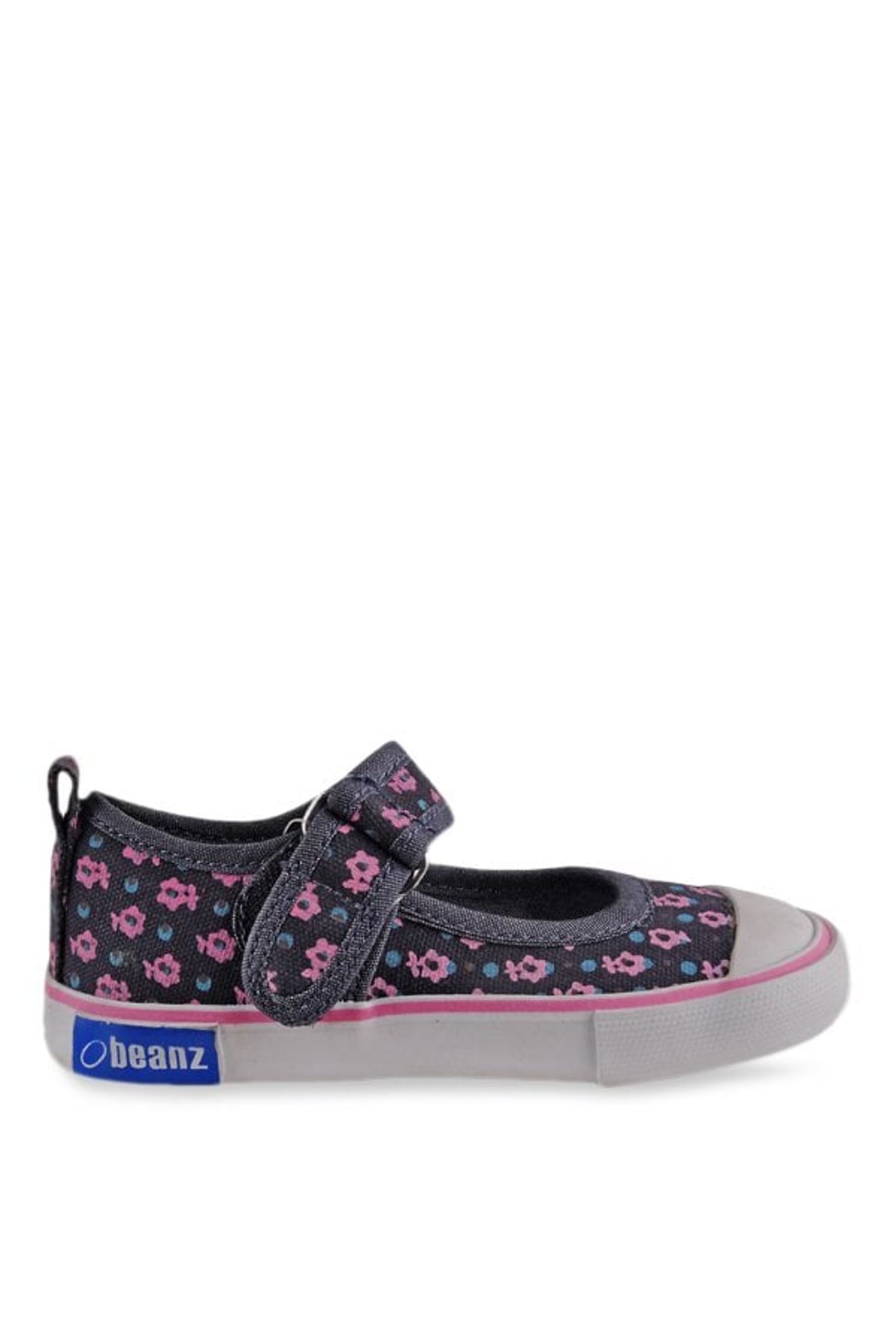 Beanz Kids Rush Rhea Navy & Pink Mary Jane Shoes