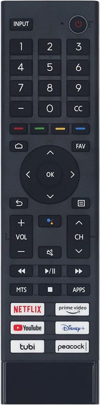 ERF3J80H Replaced Remote fit for Hisense Smart TV U6G 55U6G 50U6G 65U6G 75U6G 50U68G 55U68G 65U68G 75U68G A6G 75A6G 43A6G 50A6G 55A6G 60A6G 65A6G 70A6G