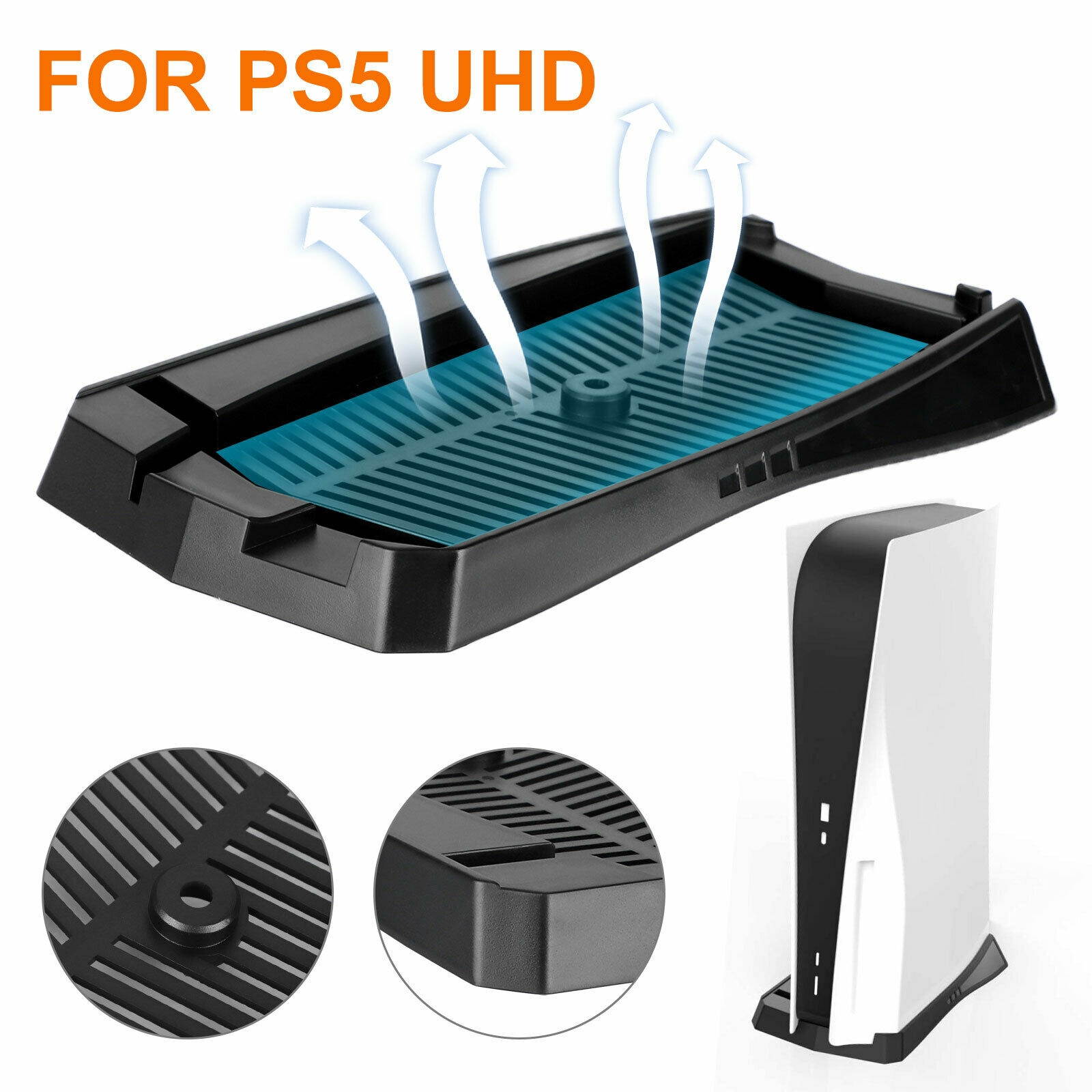 For  Playston5 PS5 UHD Console Vertical Stand Dock Mount Base Holder New