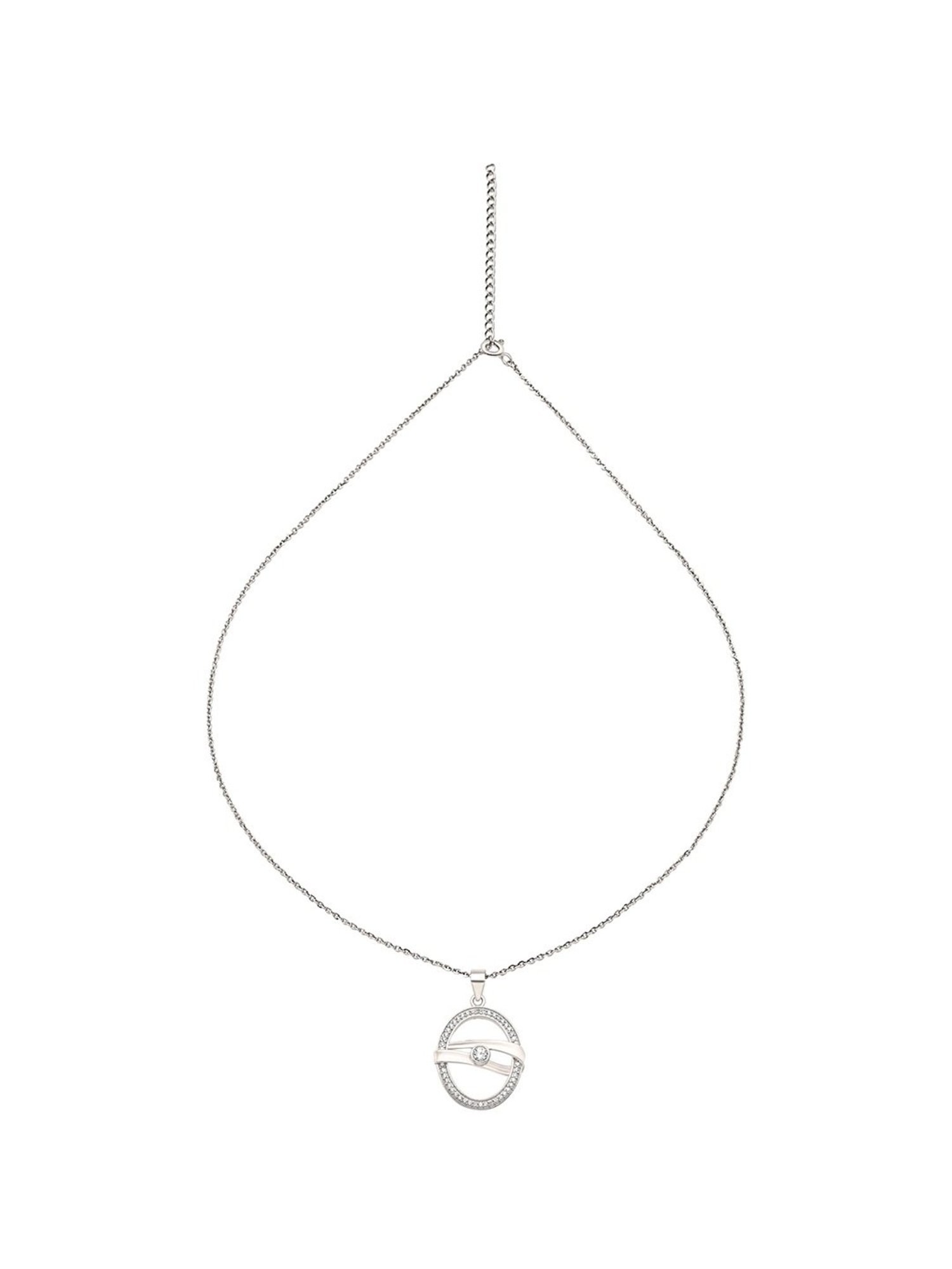 Silberry 92.5 Sterling Silver Boho Pendant with Chain