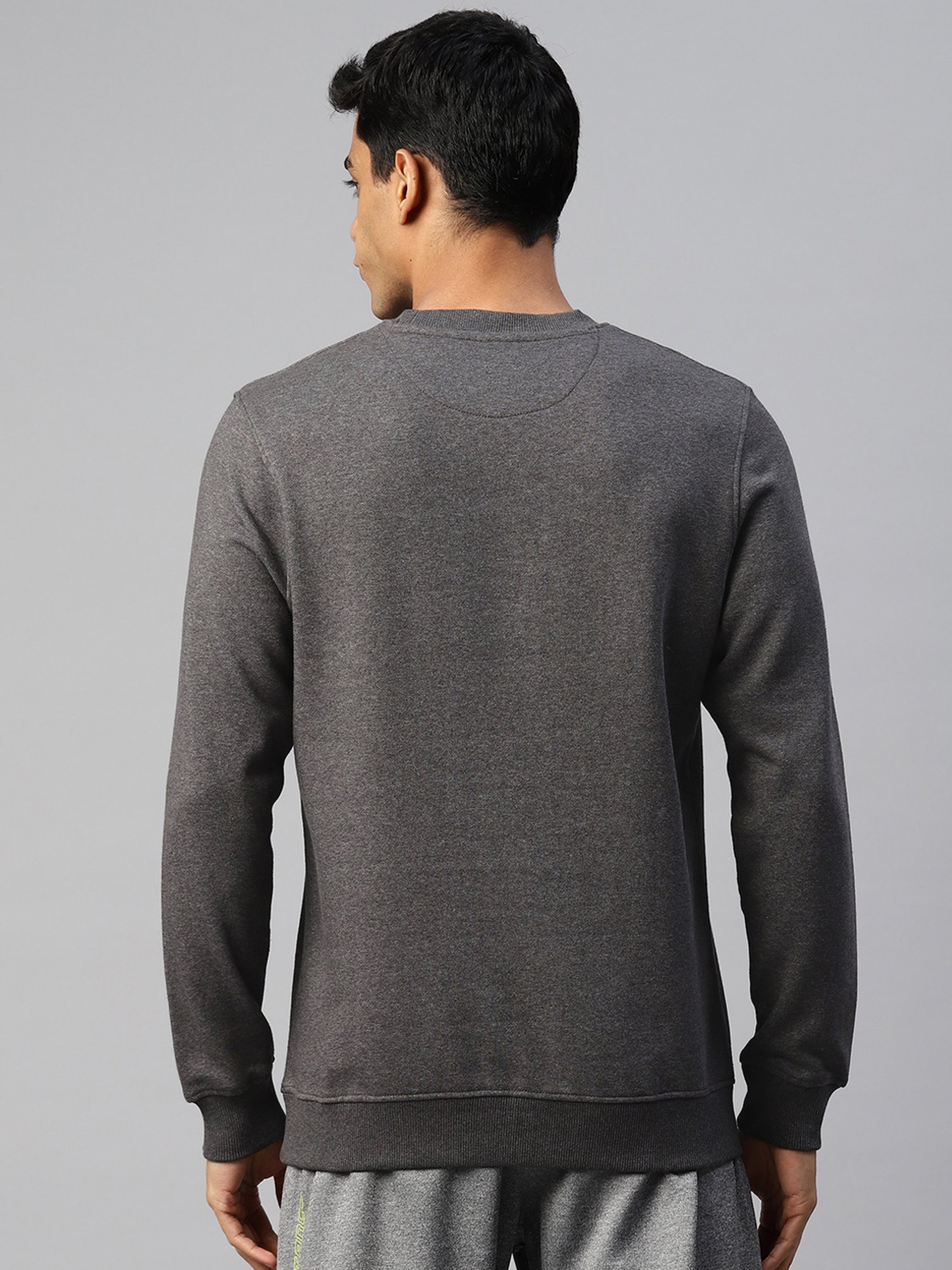 ALCIS Grey Regular Fit Sweatshirt