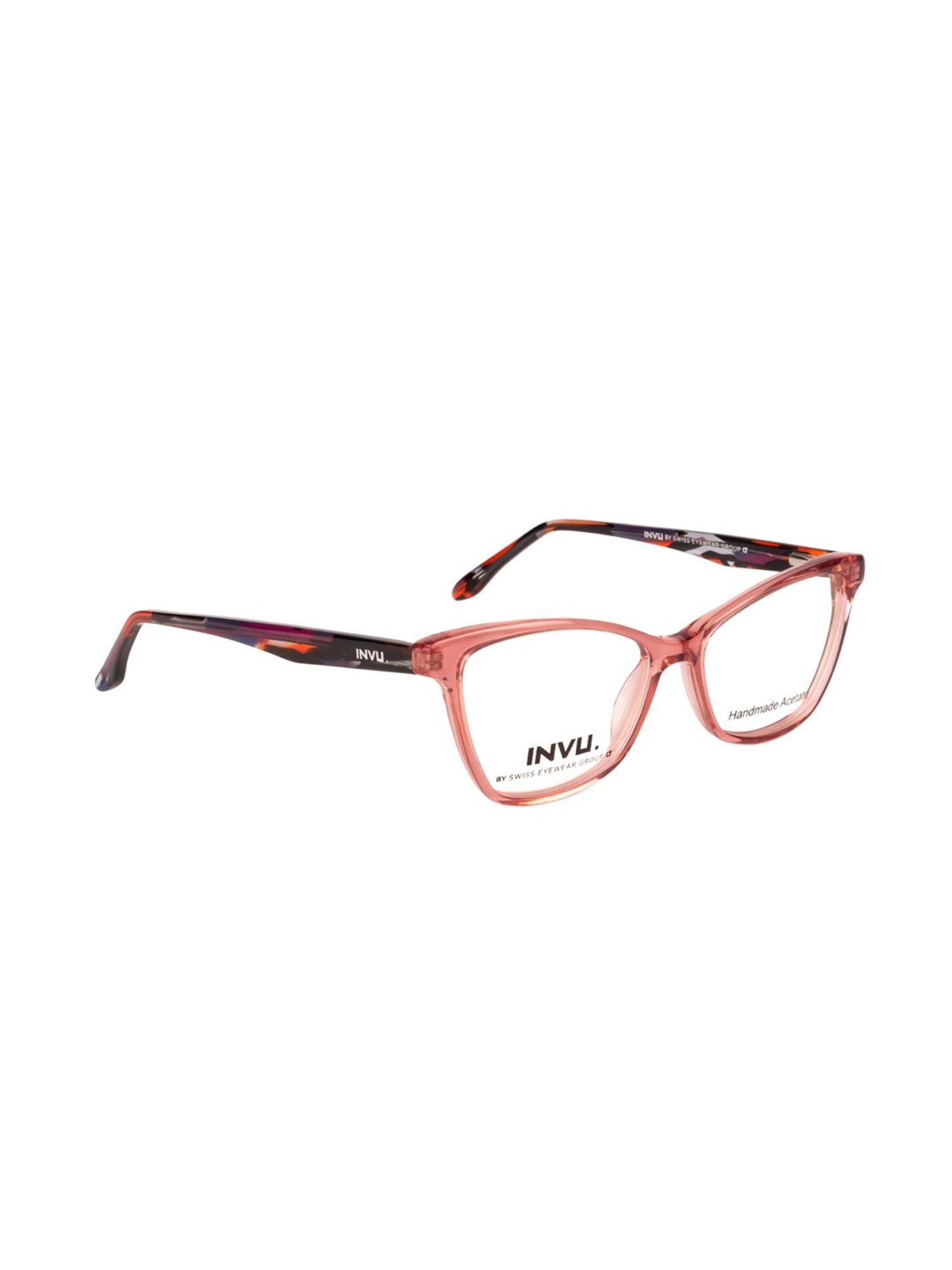 INVU A4016B Peach Full Rim Cat Eye Frame