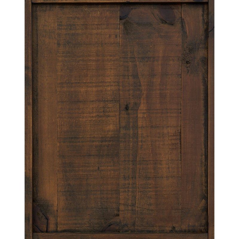 Micah Tall Curio Dark Brown - Picket House Furnishings