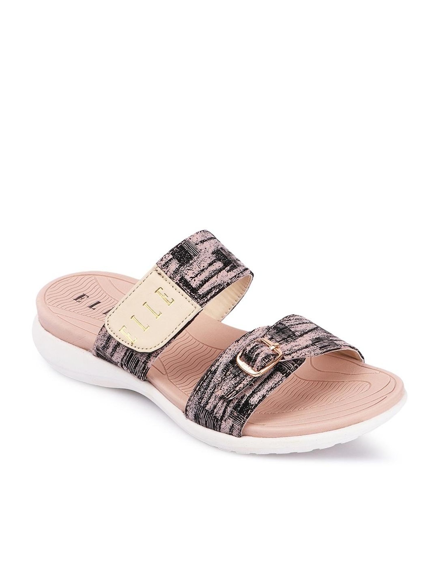 Elle Women's Pink Casual Wedges