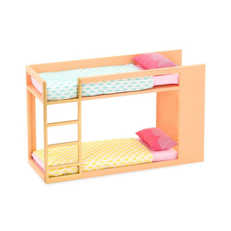 Lori Dollhouse Furniture for 6" Dolls - Urban Chic Bunk Bed Set