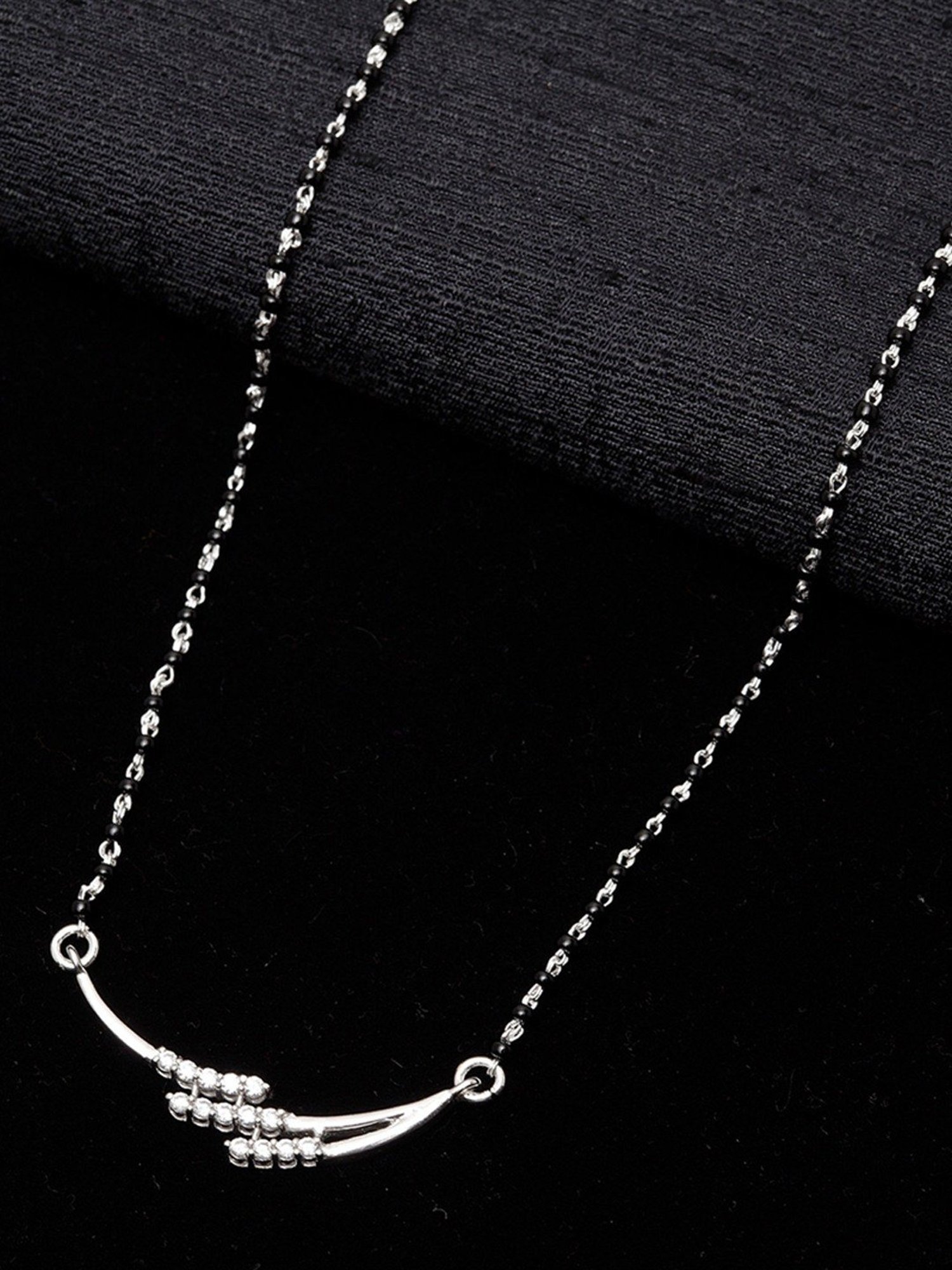 Clara 92.5 Sterling Silver Mangalsutra