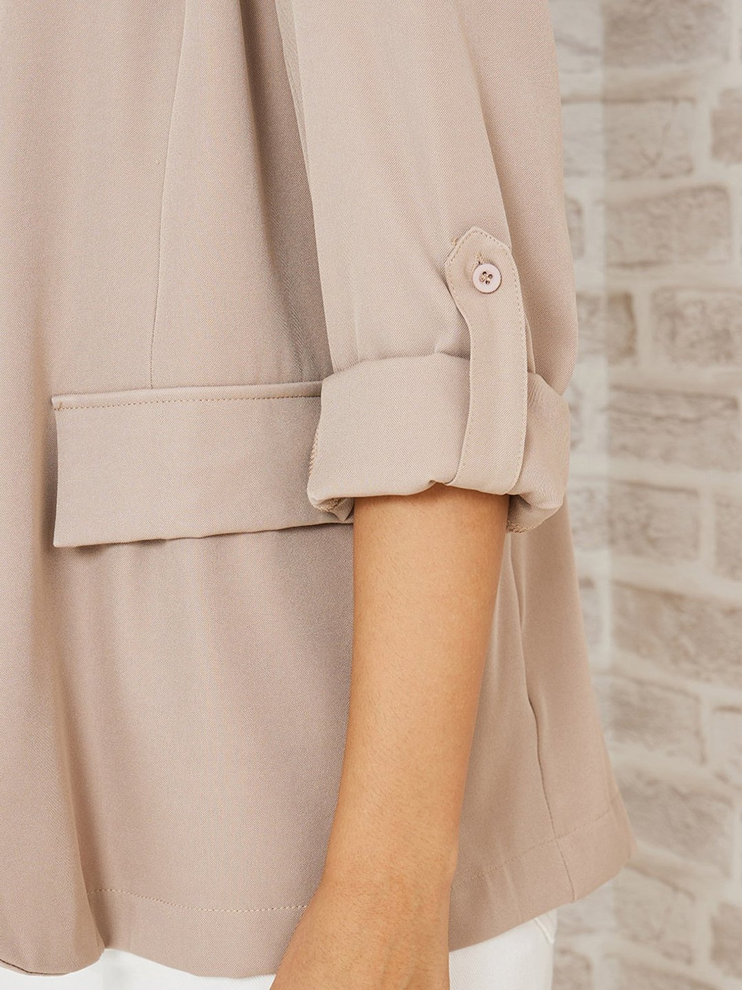 Styli Beige Regular Fit Blazer