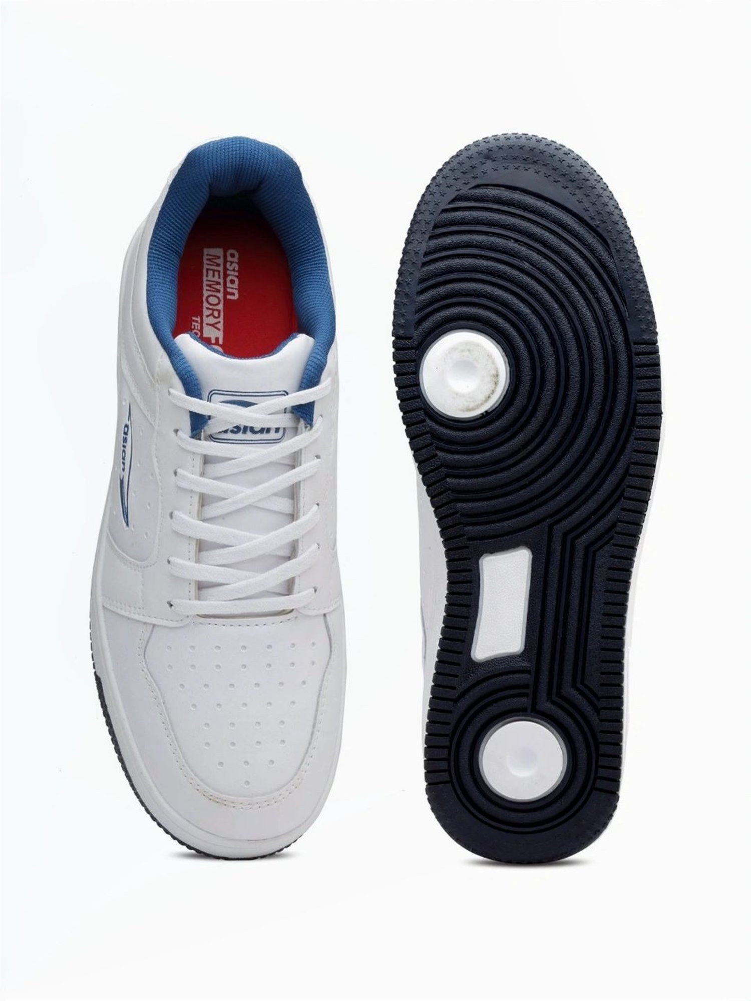 Asian Men's White Casual Sneakers