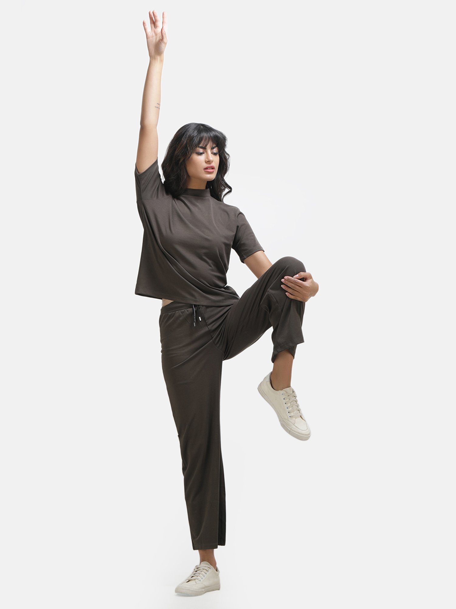 KOI SLEEPWEAR Olive Top With Pants