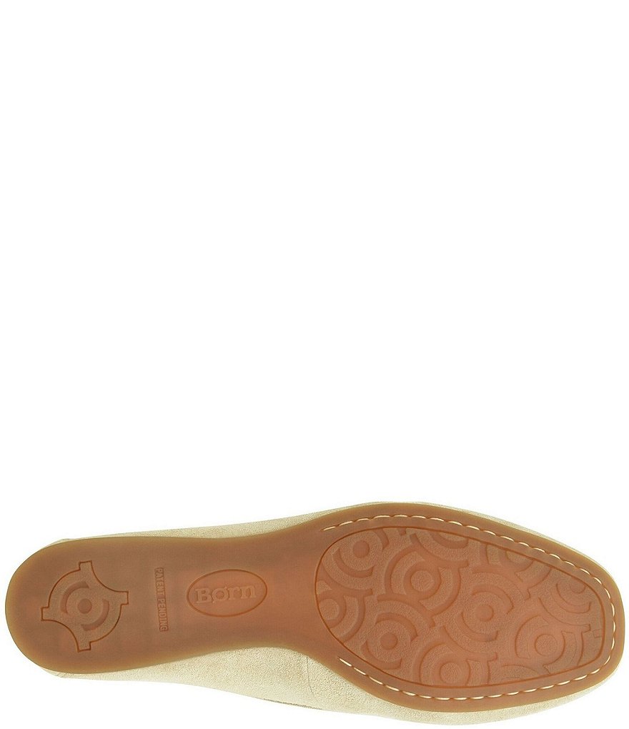 Born Brin Suede Leather Slip-On Flats