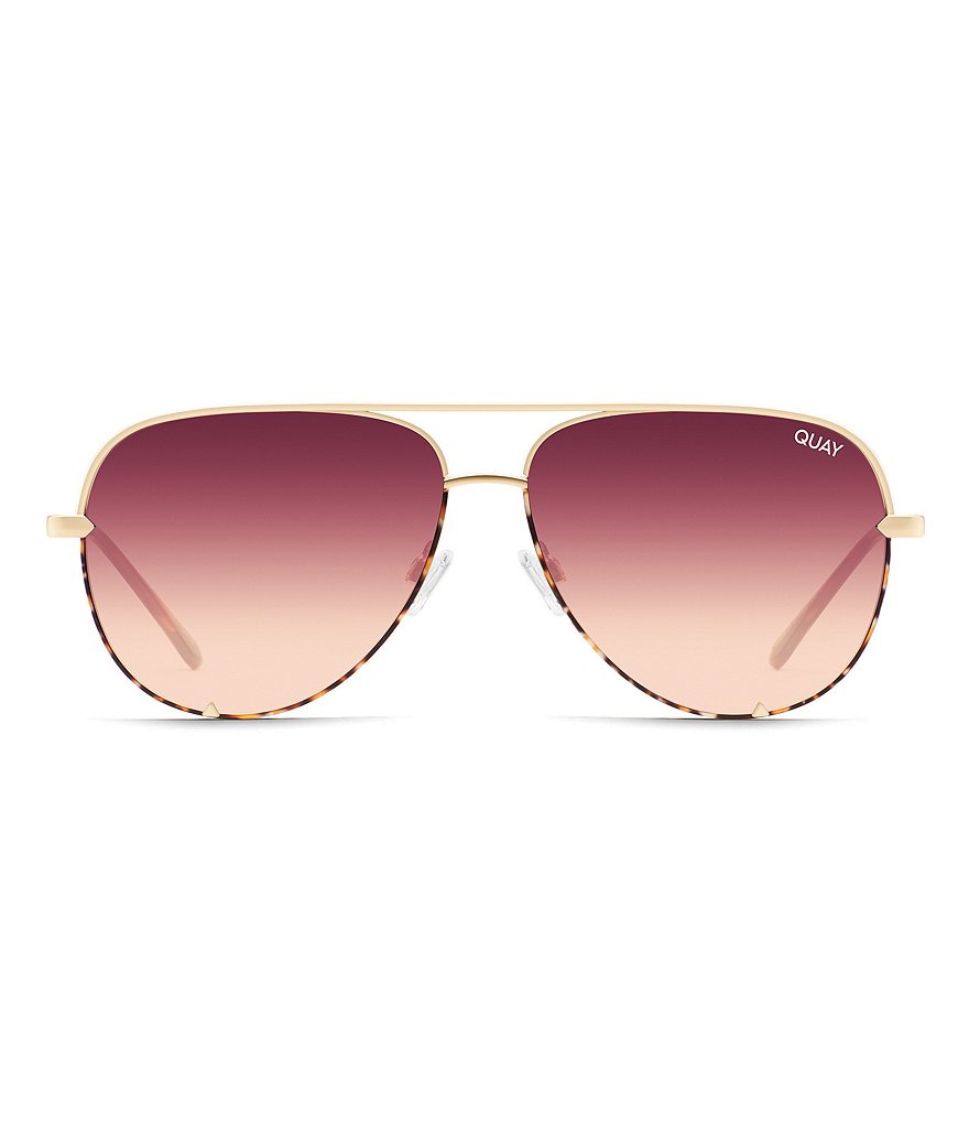 Quay Australia High Key Aviator Sunglasses