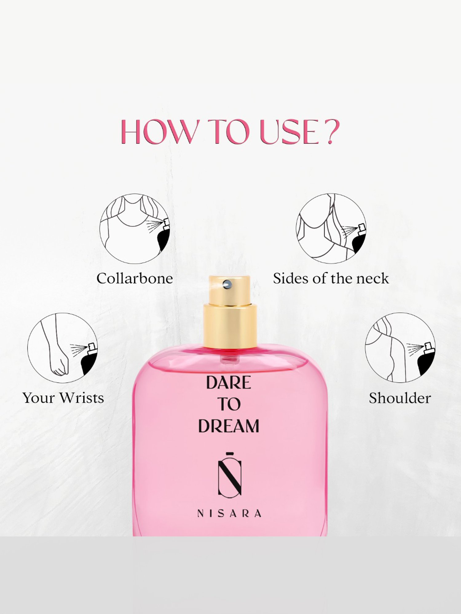 NISARA Dare to Dream Eau de Parfum for Women - 100 ml