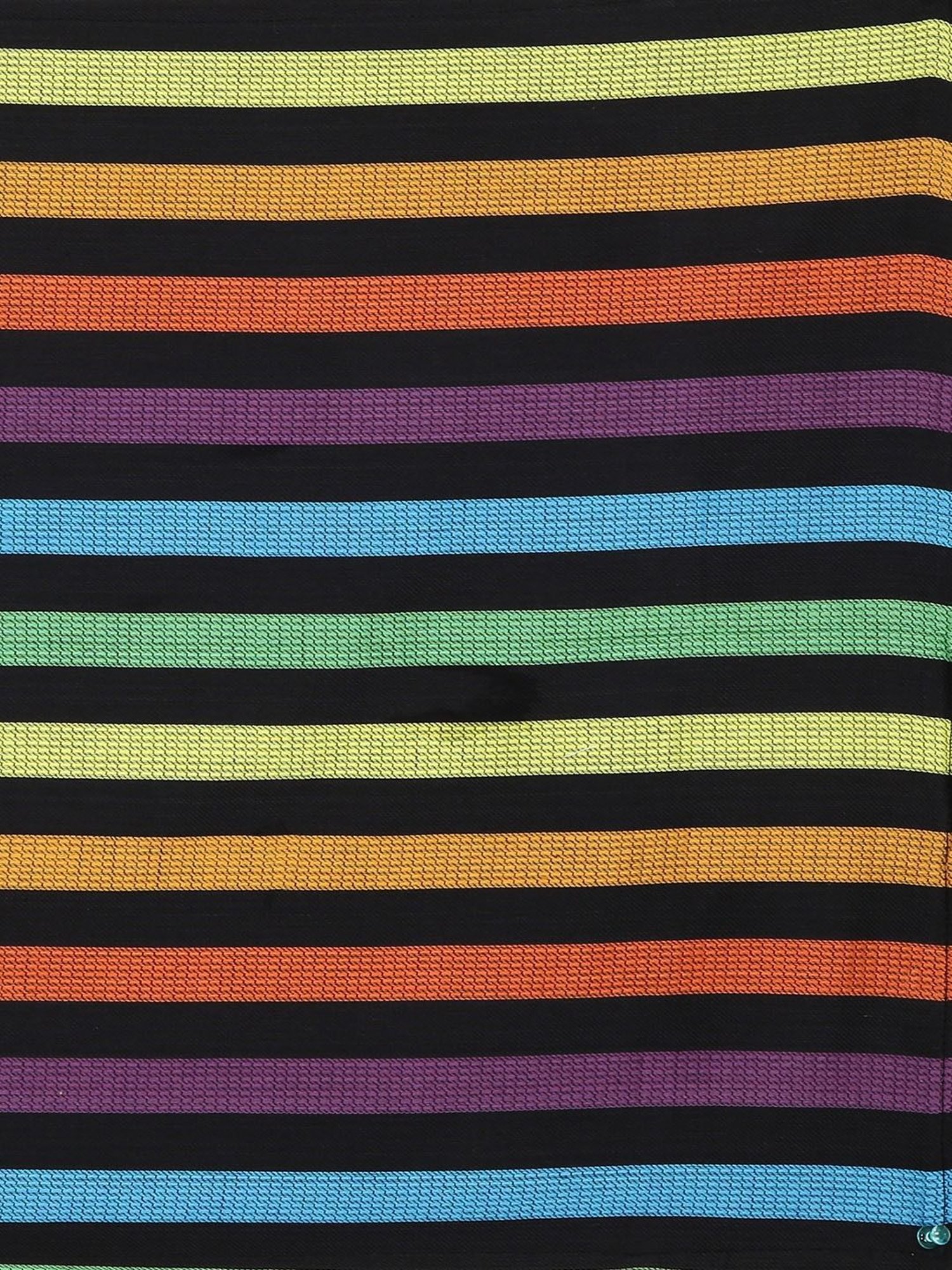 Swayam Magical Linea Stripes Multicolor 180 TC Cotton King Bedsheet with 2 Pillow Covers