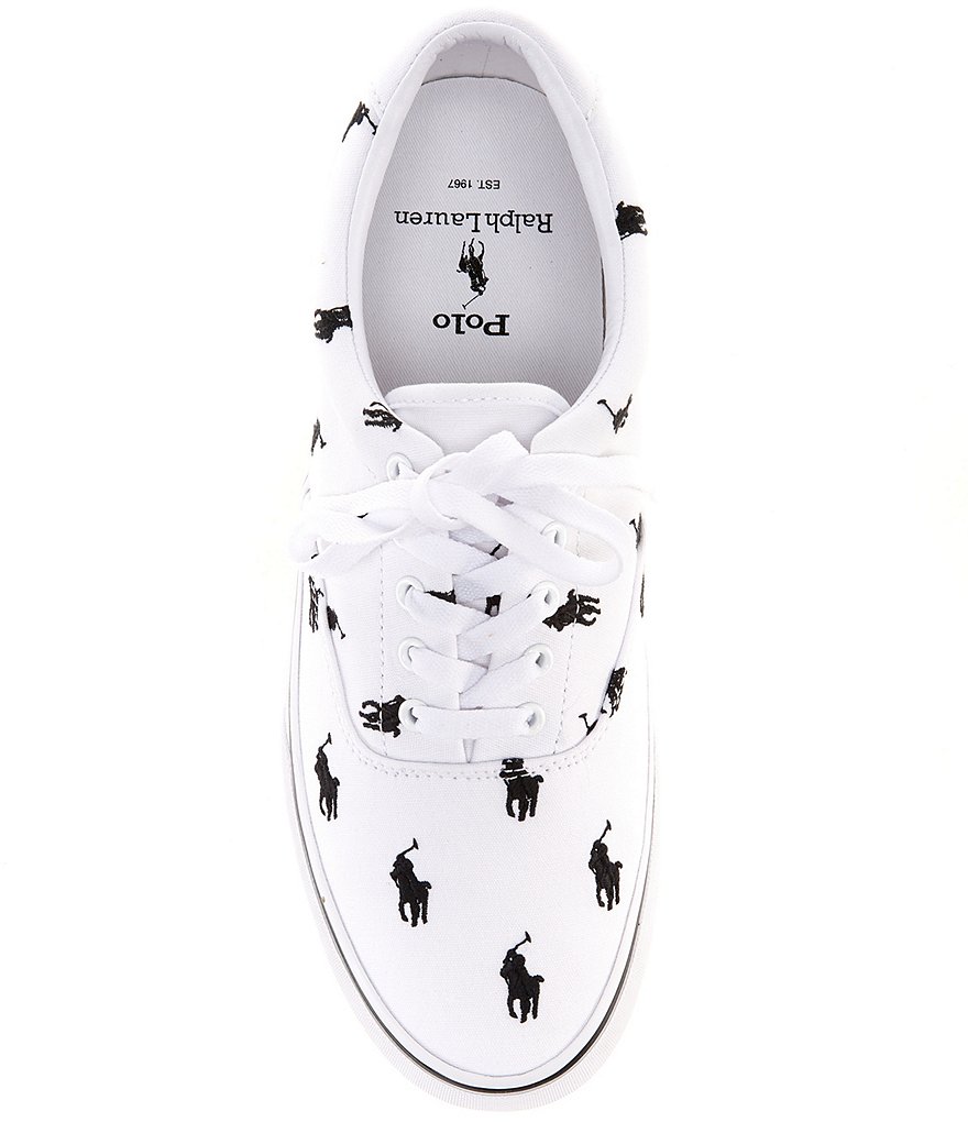 Polo Ralph Lauren Men's Thorton Embroidered Lace-Up Sneakers