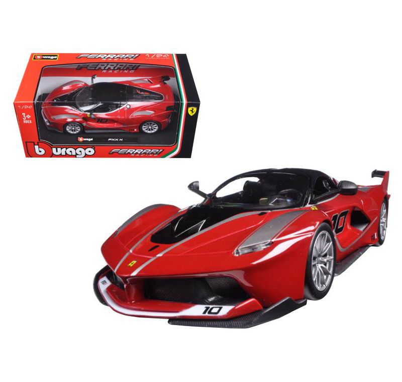 Ferrari Racing FXX-K #10 Red 1/24 Diecast Model Car by Bburago