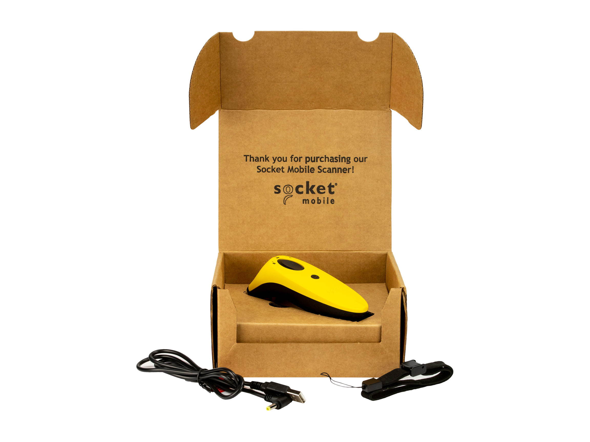 Socket Mobile SocketScan S700 1D Imager Barcode Scanner with Bluetooth, Yellow - CX3393-1851