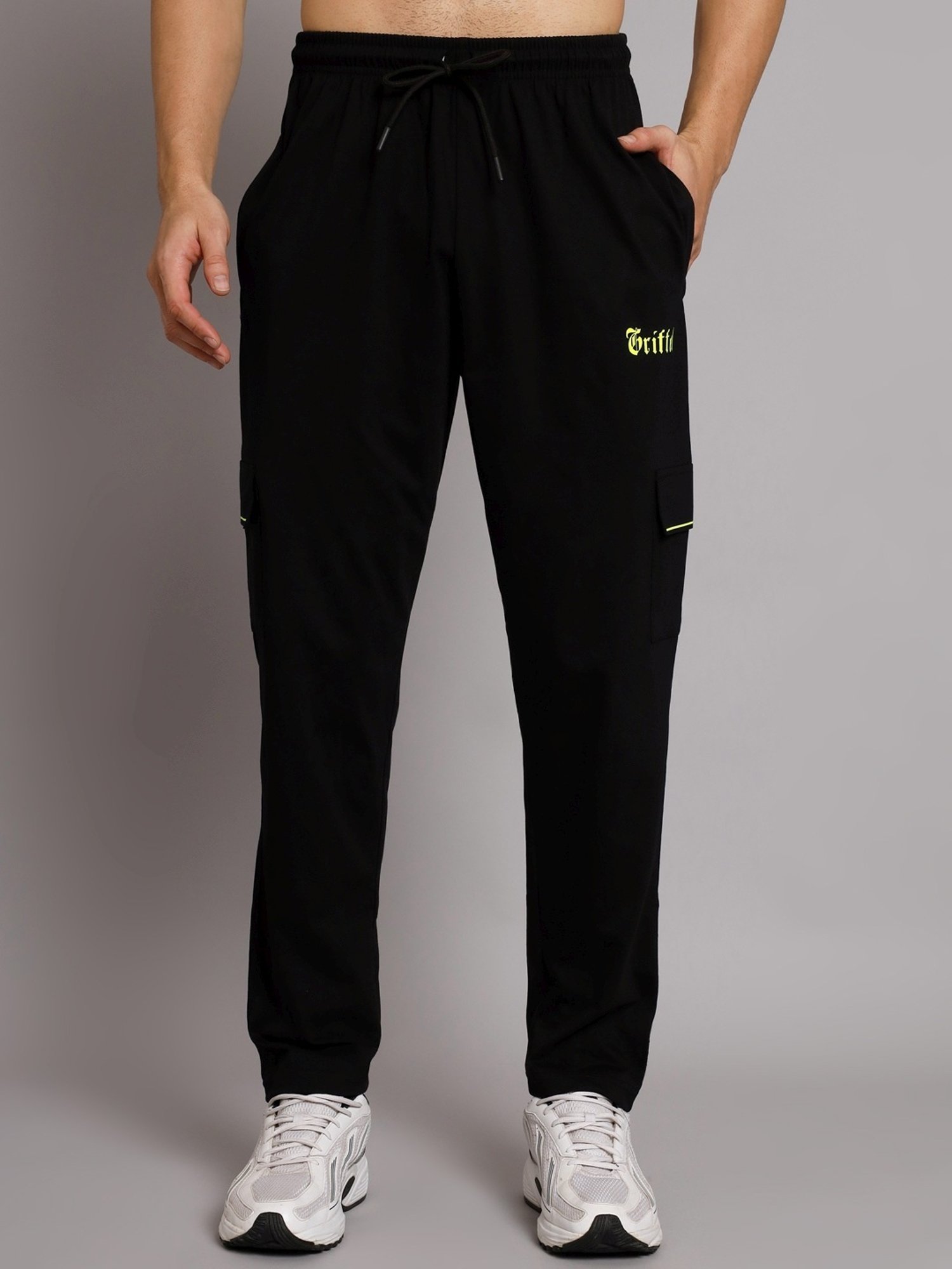 Griffel Black Cotton Loose Fit Printed Co-Ord Set