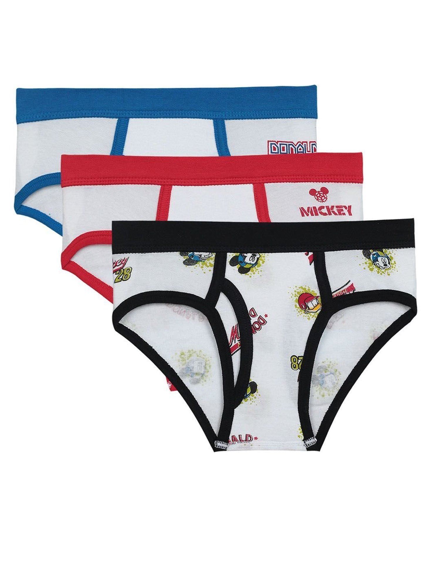 Bodycare Kids Multicolor Printed Briefs (Pack Of 3)