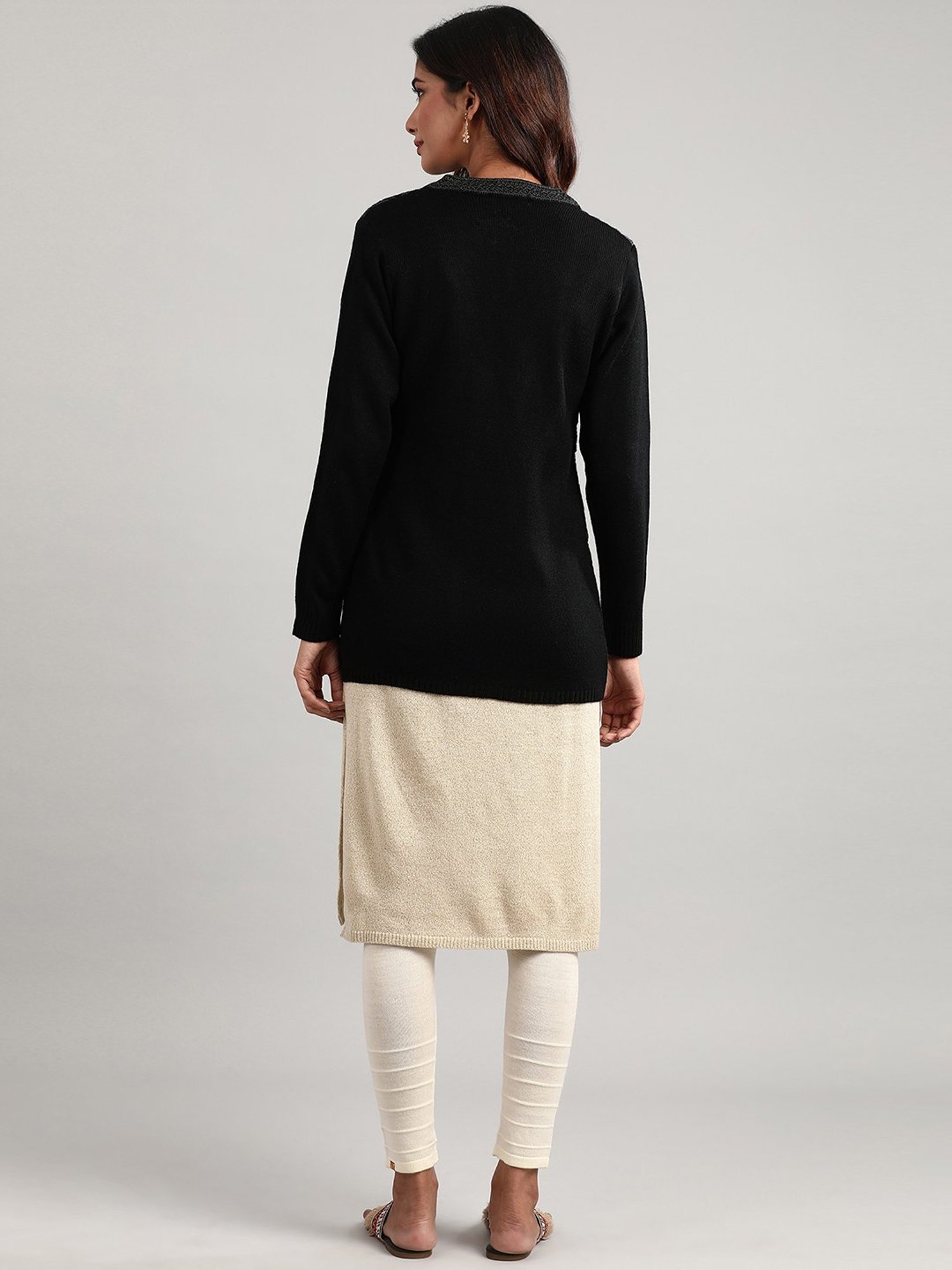 Aurelia Black Crochet Pattern Cardigan